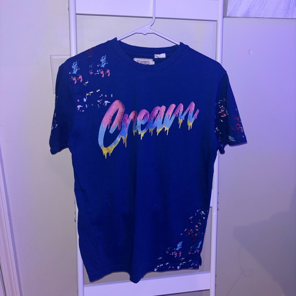 Fwrd Denim Cream T Shirt